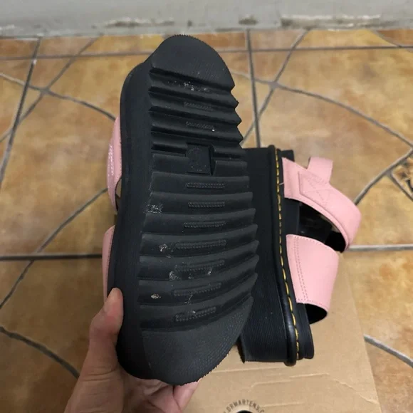 Dr. Martens “ Voss quad” Pink and Black Platform Sandals - Picture 4 of 5